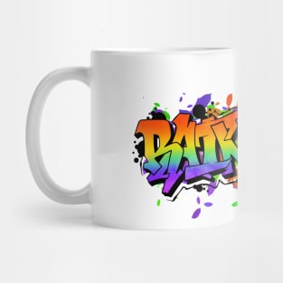 The Vibrant Beauty of Rainbow: Celebrating and Supporting the LGBT Community - Rainbow Graffiti Mug